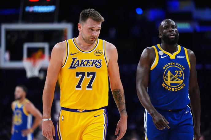 Luka Dončić | Luka Dončić je zrežiral izjemno predstavo, ki pa je ekipa LA Lakers ni kronala z zmago proti Golden State Warriors. | Foto Guliverimage