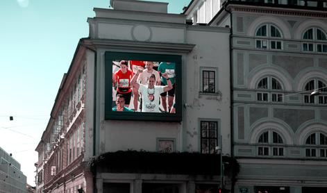 Ljubljanski maraton v živo: spremljajte tekače na velikih zaslonih v središču mesta