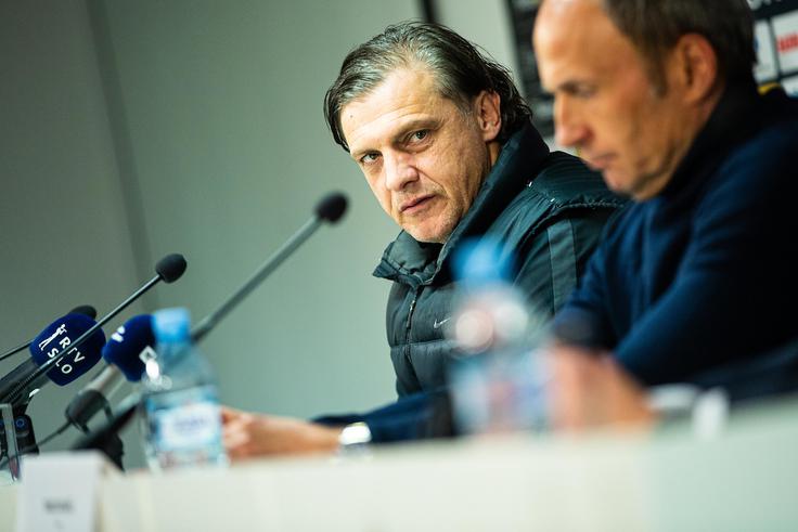 Trener Olimpije v Ljudskem vrtu še ne pozna poraza. Po šestih tekmah v nizu brez poraza v Mariboru je poskrbel za rekord. | Foto: Grega Valančič/Sportida