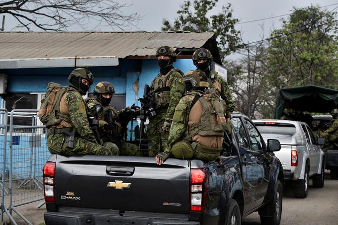 Ekvador, zapor, policija, vojska, pobeg iz zapora, kartel, mamila | Foto: Reuters