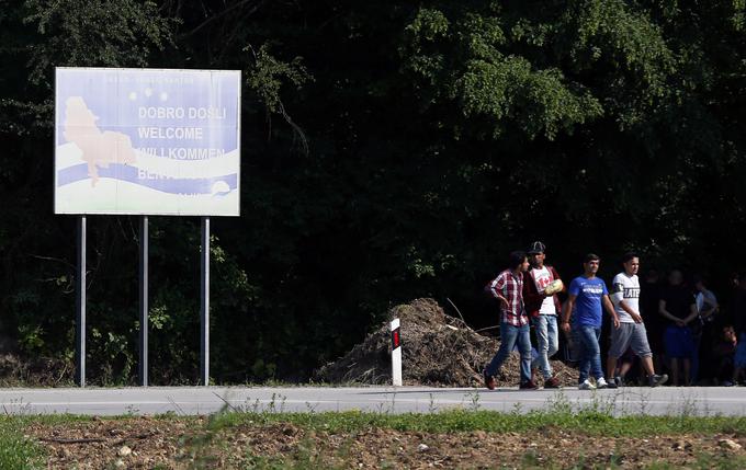 Prebežniki na meji med Hrvaško in BiH | Foto: Reuters