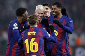 Barcelona do nujnih treh točk, jubilant Oblak z remijem, varna le Arsenal in Bayern