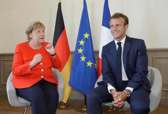 "Sama nimam enakega stališča kot Macron," je dejala Merclova. | Foto: Reuters