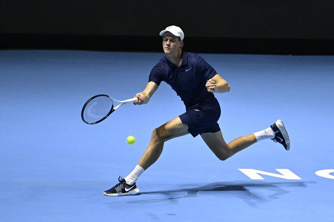 Jannik Sinner | Jannik Sinner je v polfinalu premagal Novaka Đokovića. | Foto Reuters