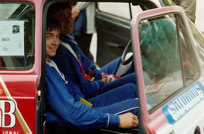 Peljhan je leta 1990 začel v reliju kot sovoznik, leto pozneje pa je prvič sedel za volan. | Foto: Osebni arhiv