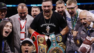 Oleksandr Usik na Wembleyju združil vse štiri šampionske pasove