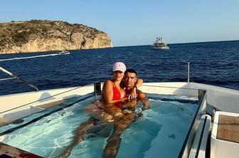 Cristiano Ronaldo delil dopustniške utrinke