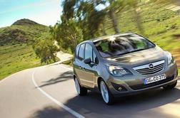 Opel meriva z novim samodejnim menjalnikom pri bencinskem motorju