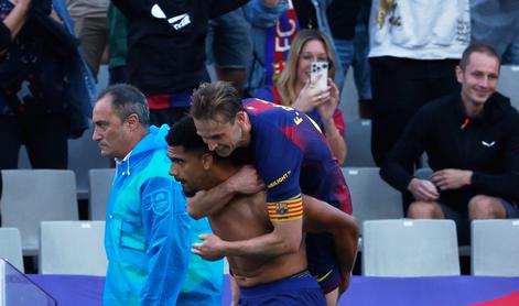 Barcelona se je pred el clasicom rešila v sodnikovem dodatku, Oblak v lov za četrto zmago