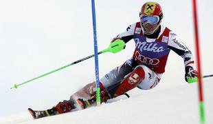 Hirscher Avstriji priboril jubilejno stoto slalomsko zmago