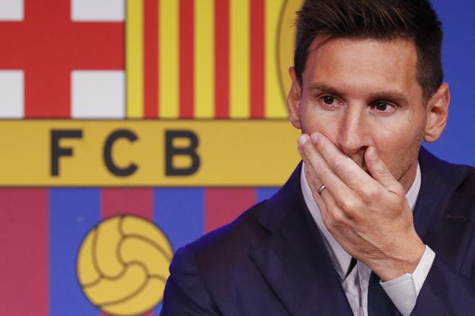 Lionel Messi | Lionel Messi se je avgusta 2021 s solzami poslovil od Barcelone in dejal, da se nekega dne vrne. | Foto Reuters