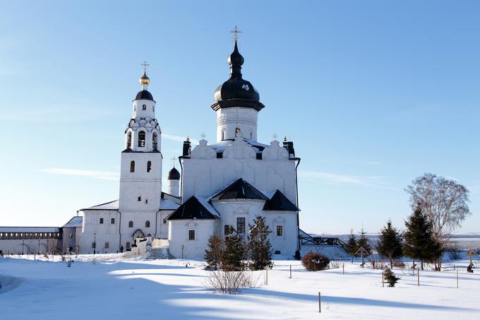 Katedrala in samostan v Svijažsku, otoku-mestu na Volgi | Foto: Regional Foundation of Revival of Historical and Cultural Monuments of Republic of Tatarstan (unesco.org) | Foto: Dmitrii Karpov (unesco.org)