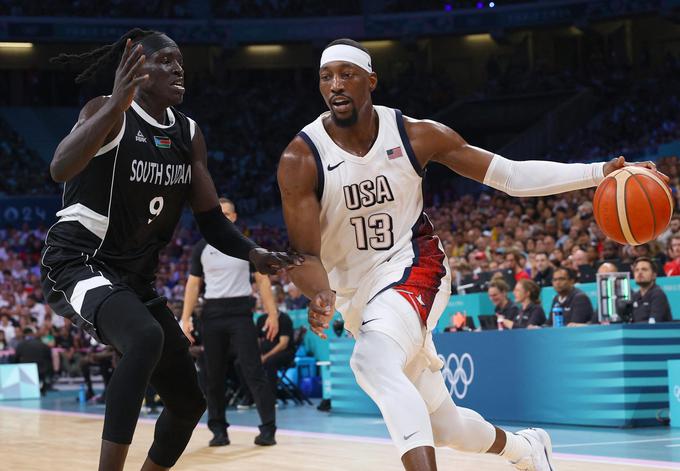 Pariz 2024 košarka ZDA Bam Adebayo | Foto: Reuters