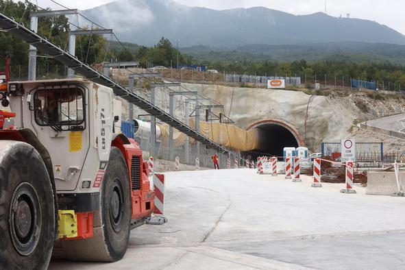 Druga cev predora Učka skoraj končana