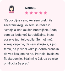 Fit Akademija, Patricia Pangeršič