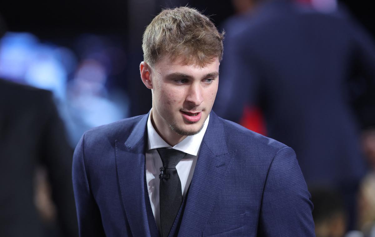 Cooper Flagg | Cooper Flagg bo med novinci prejel tudi največjo plačo. | Foto Reuters