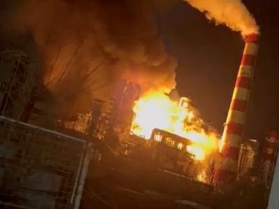 Silovit ukrajinski napad na rusko naftnoplinsko podjetje #video #vŽivo