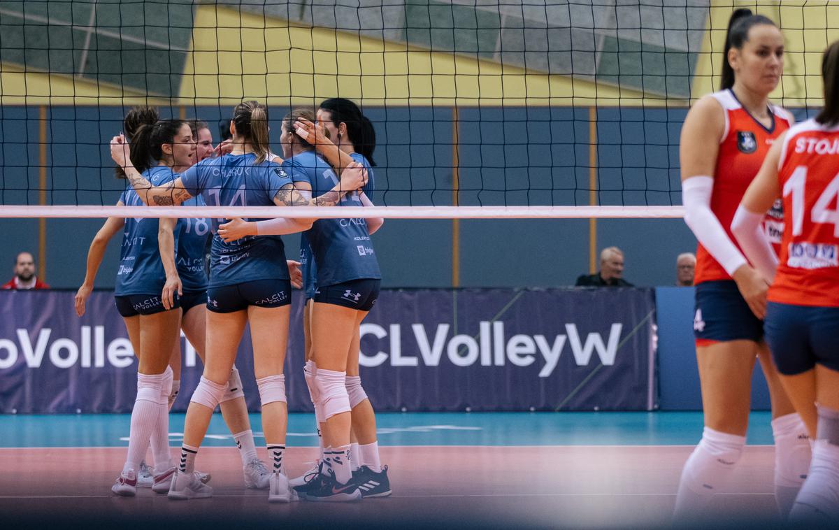 Calcit Volley | Slovenske državne prvakinje v odbojki, igralke Calcita Volleyja, so bile v sezoni 2023/24 neposredno uvrščene v glavni del lige prvakinj in jim ne bo treba skozi sito kvalifikacij. | Foto Klemen Brumec