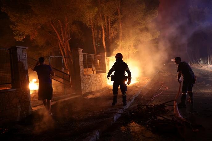 Požar Grčija | Neizprosen boj s požari se nadaljuje v številnih državah jugovzhodne Evrope. | Foto Reuters