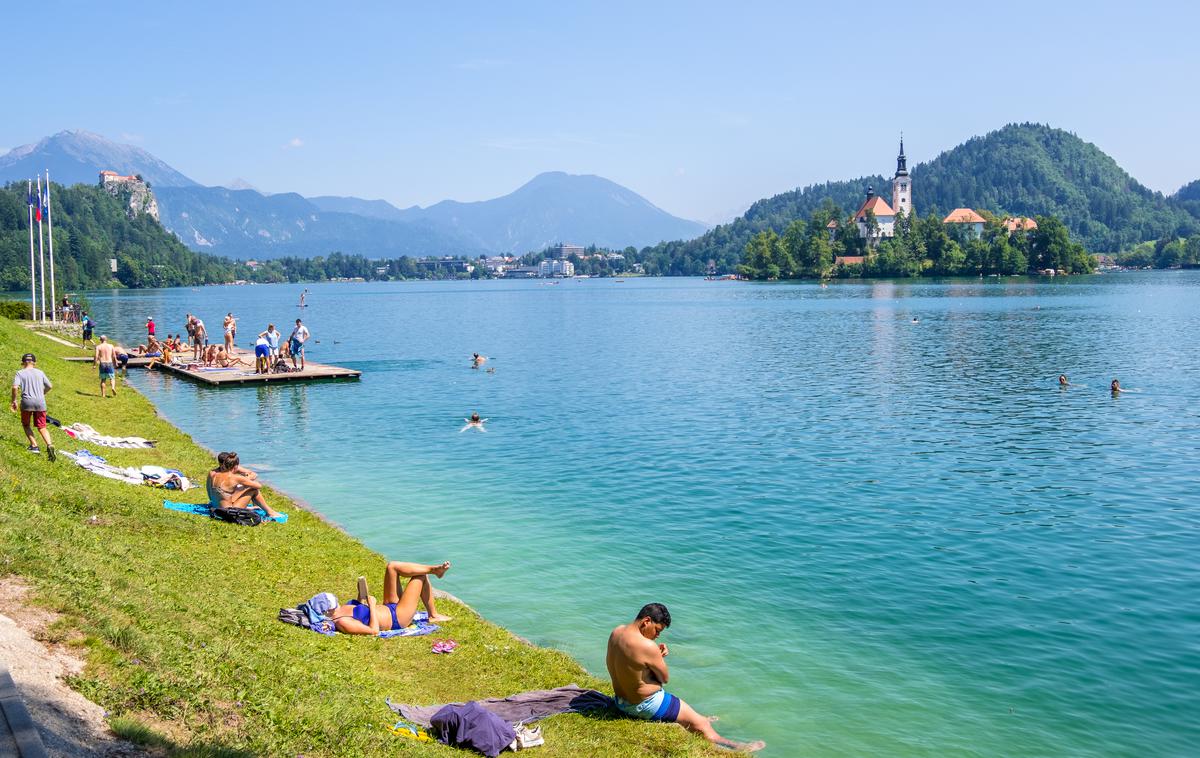 Blejsko jezero | Slovenija je ena od držav, kjer so vse kopalne vode dosegale ustrezno kakovost vode oziroma pri nas ni bilo kopalne vode slabe kakovosti, izhaja iz poročila za leto 2023. | Foto Shutterstock
