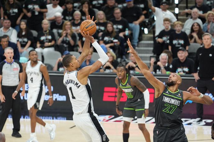 San Antonio Spurs, Victor Wembanyama | San Antonio je visoko ugnal Minnesoto. | Foto Reuters