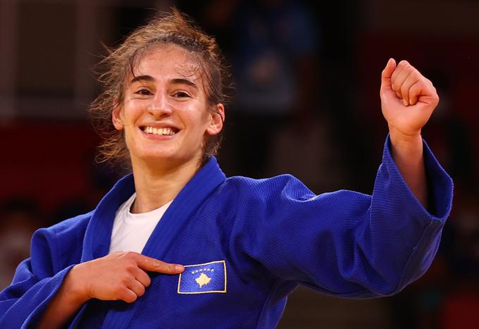 Judoistka Nora Gjakova je nova olimpijska prvakinja v kategoriji do 57 kg. Usodna je bila tudi za Kajzarjevo, ki jo je premagala v četrtfinalu. | Foto: Guliverimage/Vladimir Fedorenko