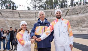 Olimpijska bakla v italijanskih rokah, čast za Paolini in Ganno #video