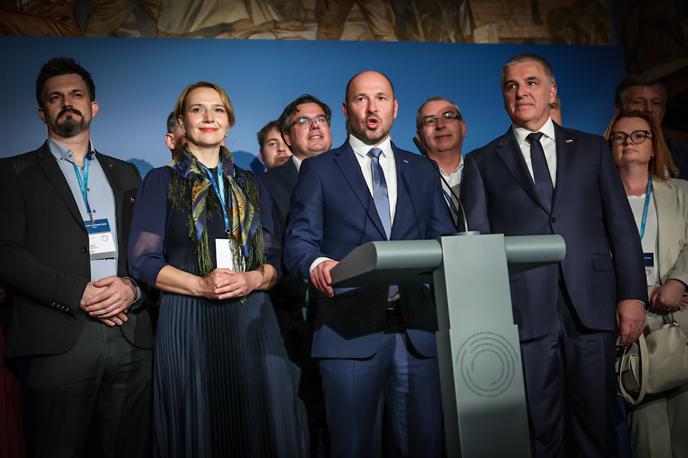 NSi, SLS in FOKUS | Jernej Vrtovec se je zahvalil podpornikom za zaupanje. | Foto Ana Kovač