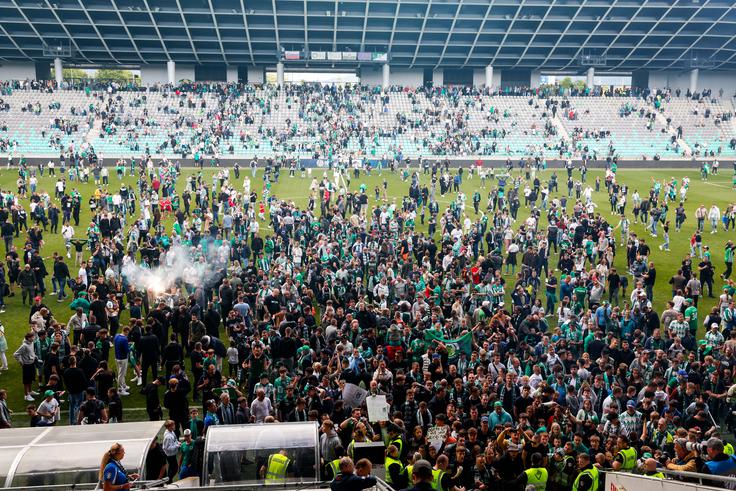 NK Olimpija, slavje | Foto: Aleš Fevžer