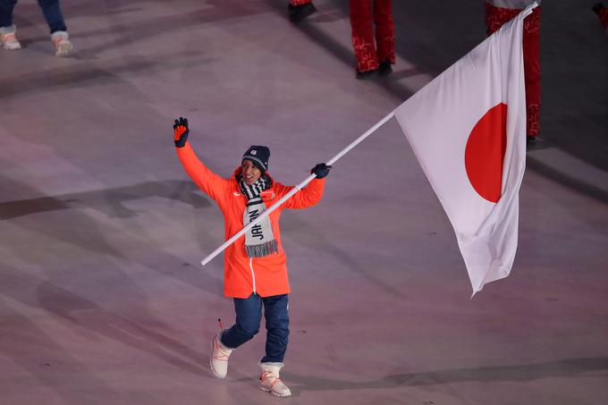 Bil je zastavonoša na odprtju iger v Pjongčangu. | Foto: Getty Images