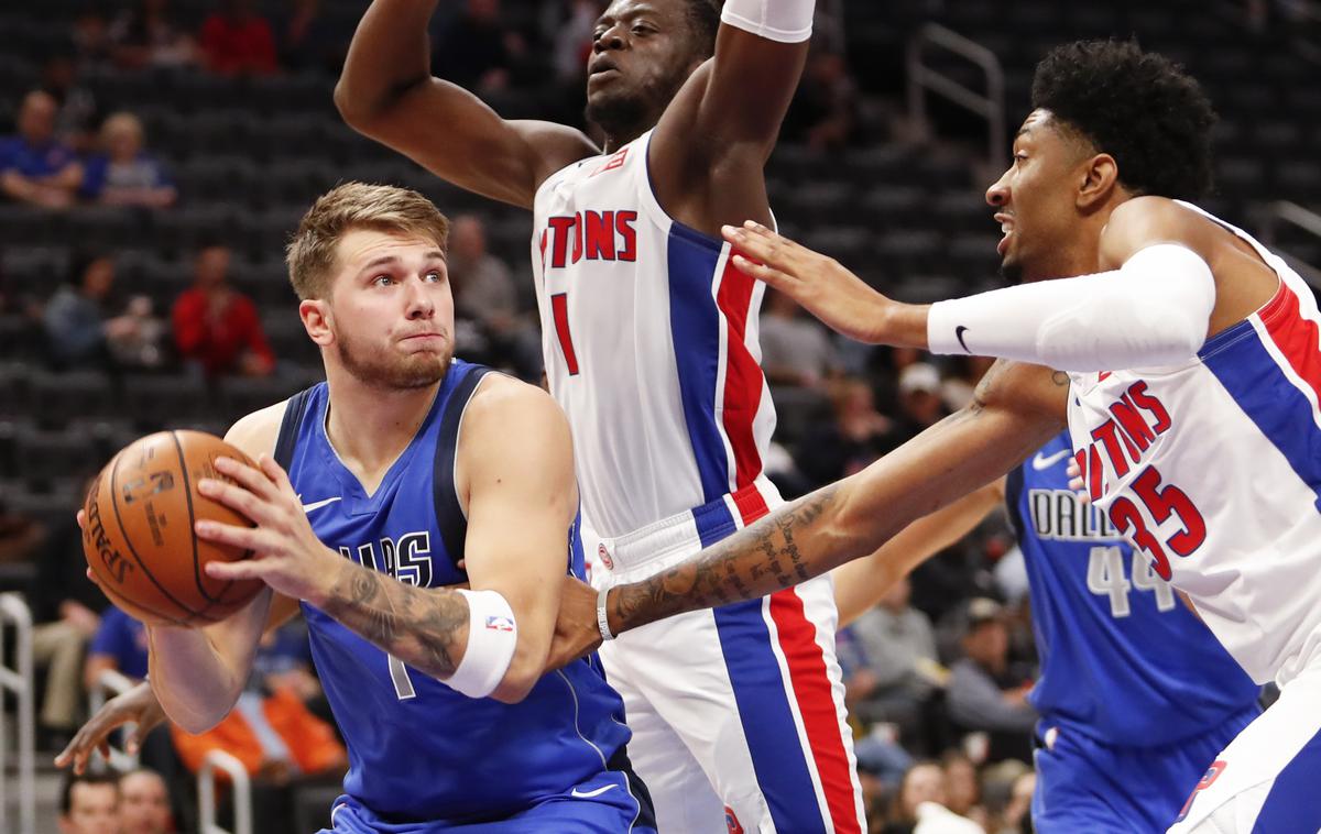 Christian Wood Luka Dončić | Luka Dončić je po koncu sezone dobil novega soigralca. Pod košem bo Dallasu pomagal Christian Wood (povsem desno). | Foto Reuters