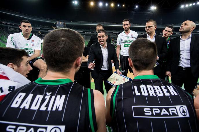 Petrol Olimpija Partizan | Petrol Olimpija ostaja pri eni zmagi. | Foto Vid Ponikvar