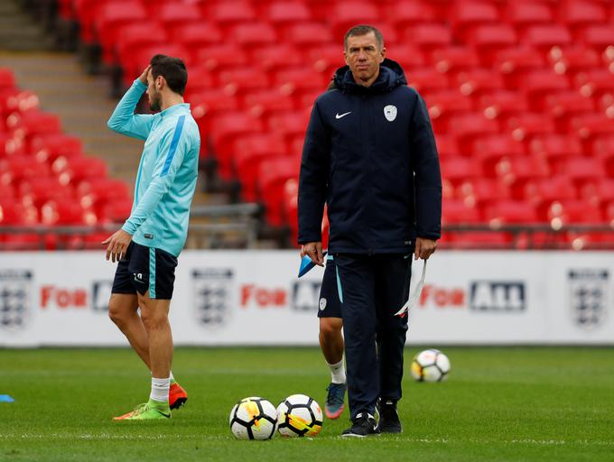Srečko Katanec bo danes s slovensko reprezentanco gostoval na slovitem Wembleyju. | Foto: Reuters