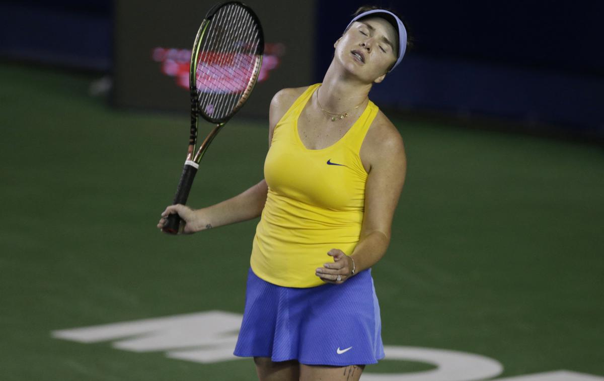 Jelina Svitolina | Prva nosilka turnirja v Monterreyu, Ukrajinka Jelina Svitolina, je obstala v četrtfinalu. | Foto Guliverimage
