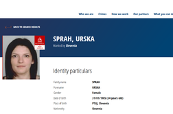 Edina Slovenka na Interpolovi rdeči tiralici po 13 letih bega zdaj v priporu v Dubaju