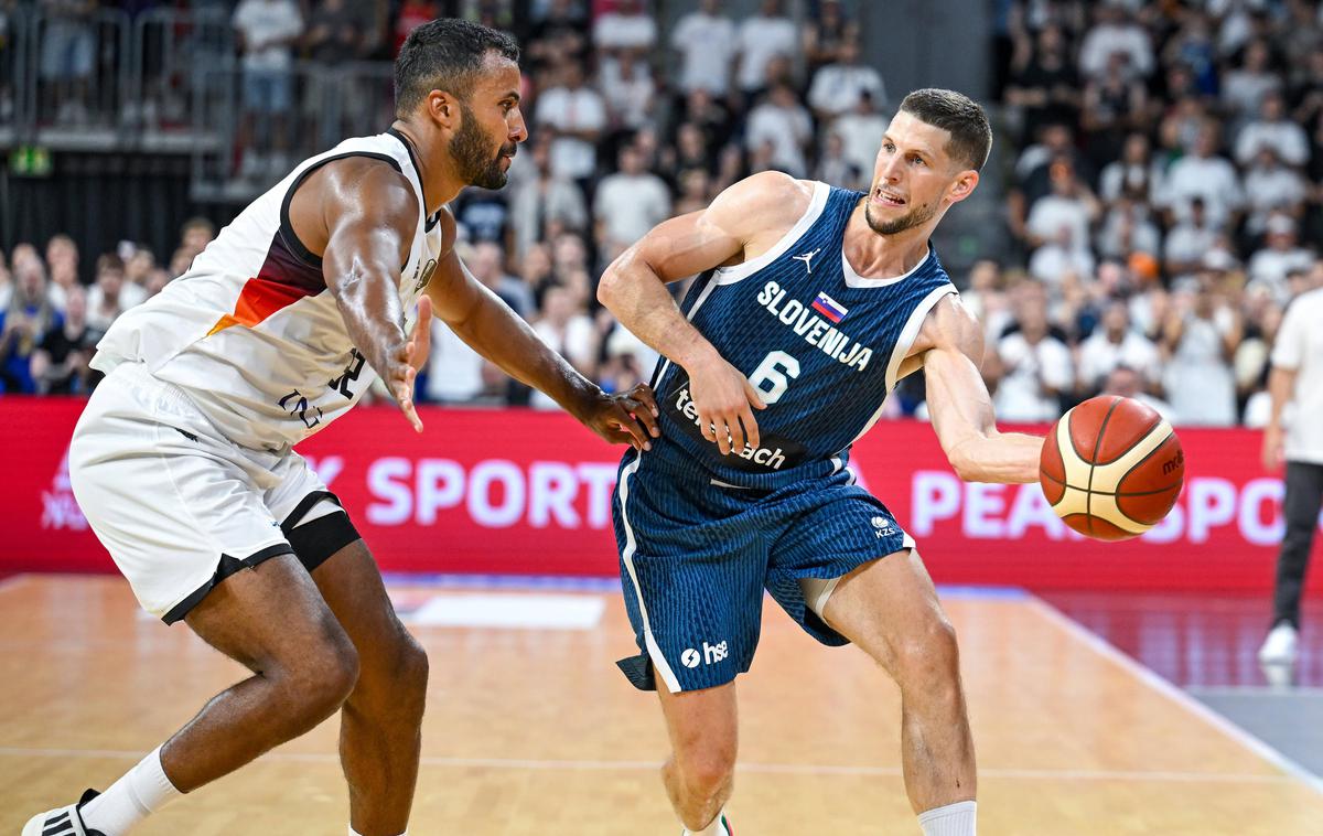 Aleksej Nikolić slovenska košarkarska reprezentanca nemška košarkarska reprezentanca | Slovenci igrajo tretji pripravljalni obračun na EuroBasket. | Foto Guliverimage