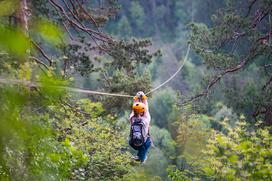 Zipline dolinka