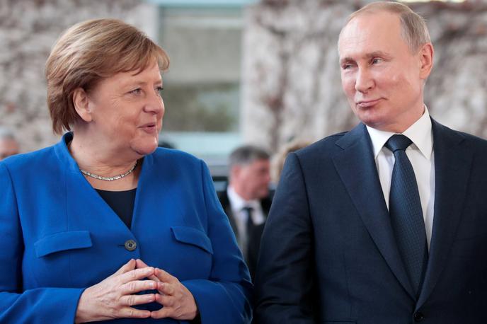 Angela Merkel, Vladimir Putin | V času, ko je bila Angela Merkel nemška kanclerka (2006–2021), se je mnogokrat srečala z Vladimirjem Putinom. | Foto Reuters