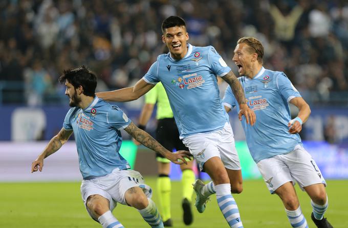 Lazio v italijanskem prvenstvu zaostaja za vodilnim Juventusom le za točko. | Foto: Reuters