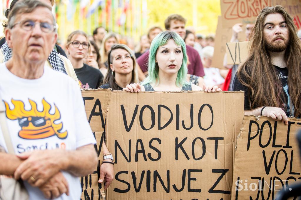 protestni shod, Ljubljana
