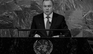 Umrl beloruski zunanji minister, vzrok smrti neznan