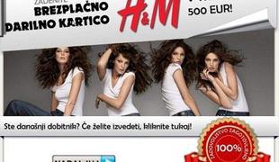 Facebook: H&M žrtev spletne prevare z boni za 500 evrov