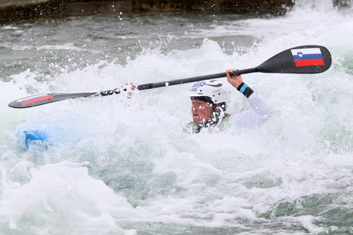 Eva Alina Hočevar | Eva Alina Hočevar je bila s 15. mestom najboljše uvščena Slovenka v kvalifikacijah kajakaškega krosa. | Foto Kajakaška zveza Slovenije