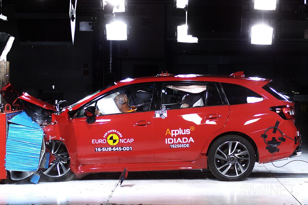 Varnostni test Euro NCAP september 2016 - Mercedes, Subaru, Peugeot
