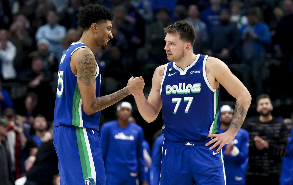 Wood Dončić | Christian Wood in Luka Dončić sta najboljša strelca in skakalca Dallas Mavericks v tej sezoni. | Foto Reuters