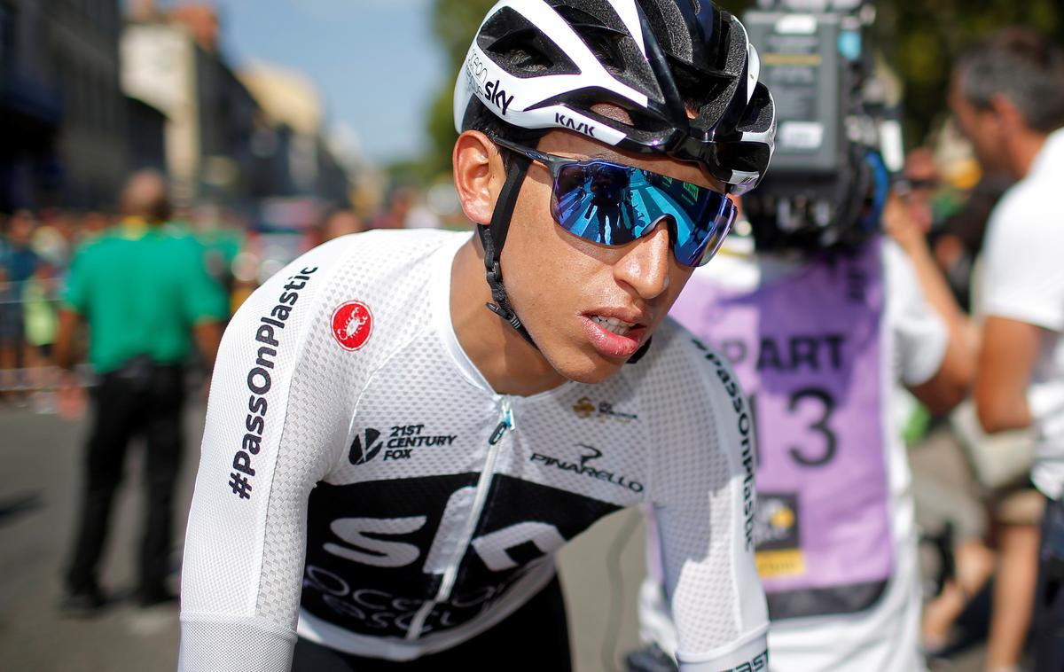 Egan Bernal | Kolumbijski kolesar Egan Beral je bil najboljši v sedmi etapi. | Foto Reuters