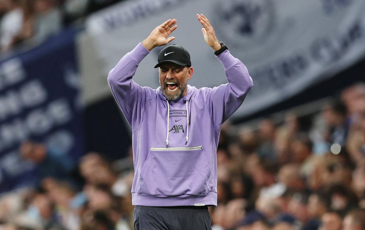 Jürgen Klopp | Jürgen Klopp na tekmi s Tottenhamom ni skrival nezadovoljstva nad spornimi sodniškimi odločitvami. | Foto Reuters