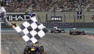 Vettel spet nepremagljiv, enajstič letos in sedmič zapored