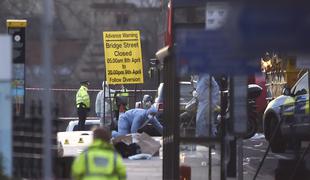 Teroristični napad v Londonu: štirje mrtvi, 20 hudo poškodovanih