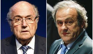 Blatter in Platini na zagovor zaradi suma goljufije